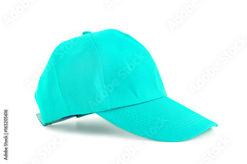 Light blue fabric cap
