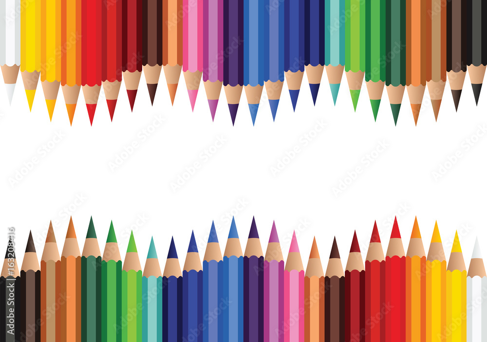 Colored Pencils Background Colored Pencils Background