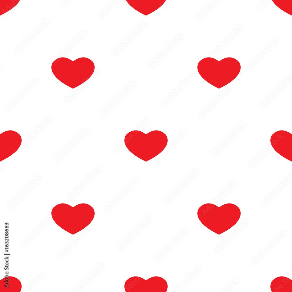 background heart seamless pattern vector