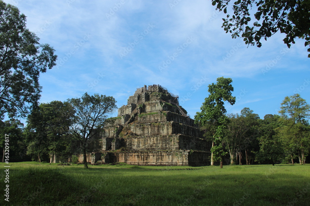 Fototapeta premium Cambodia . Koh Ker Temple . Preah Vihear Province . Siem Reap City.