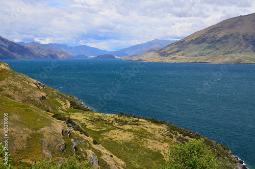 View of lake Wanaka