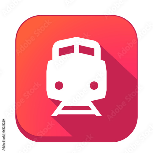 ikona z długim cieniem na tle zaokrąglonego kwadratu