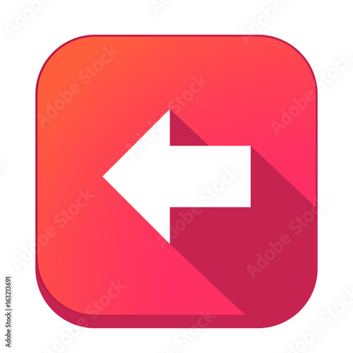 ikona z długim cieniem na tle zaokrąglonego kwadratu