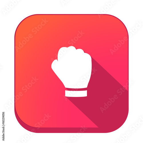 ikona z długim cieniem na tle zaokrąglonego kwadratu