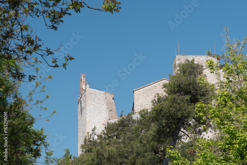 The fairy-tale village of Verucchio. Rimini. photo