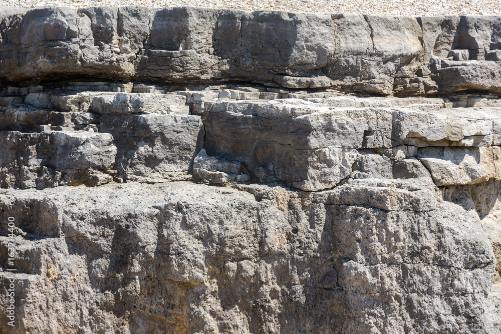 Rough rock texture from Isle of Portland rocks