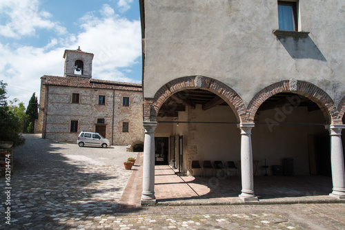 The fairy-tale village of Verucchio. Rimini. photo