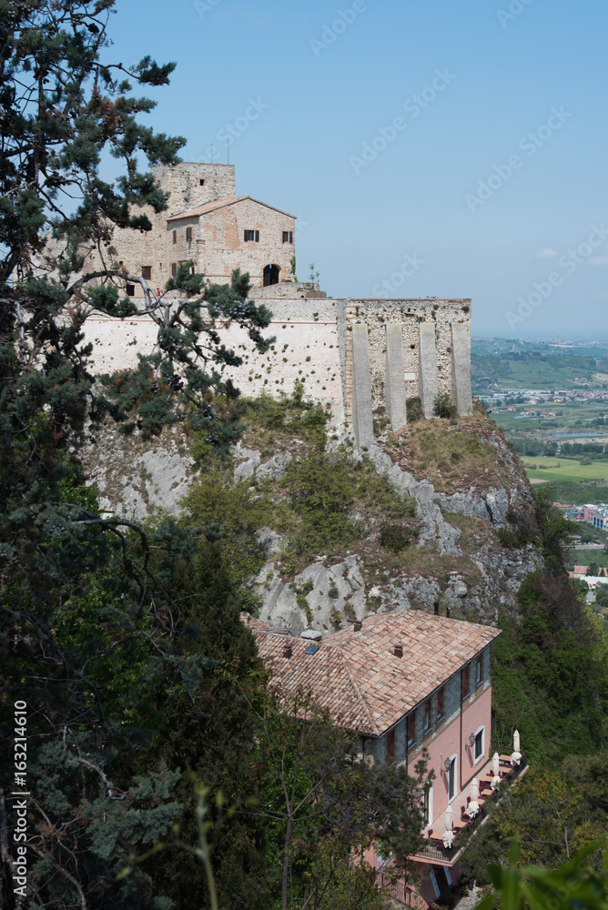 The fairy-tale village of Verucchio. Rimini.