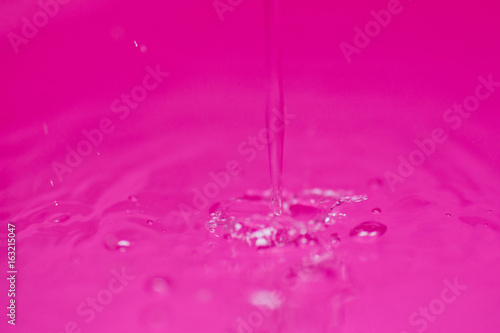 soft focus of water drop close up / abstract background