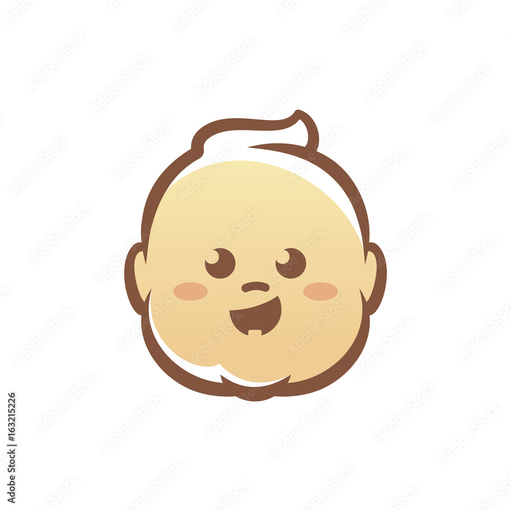 happy smiling baby s face with one tooth happy smiling baby s face with one tooth