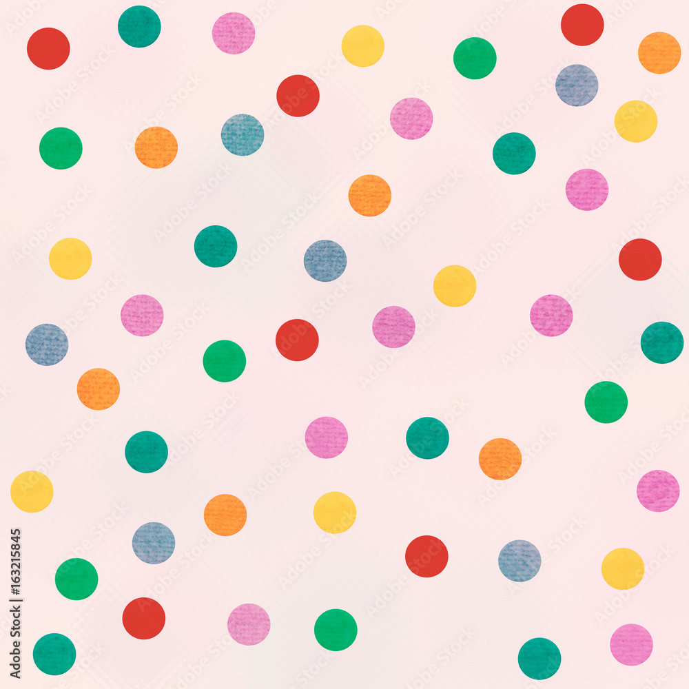 Background of colored circles