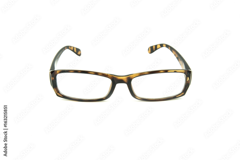 women eyeglasses on white background women eyeglasses on white background