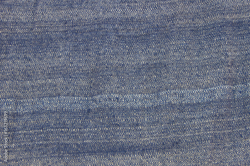 Obraz na płótnie Indigo-dyed fabric for background.