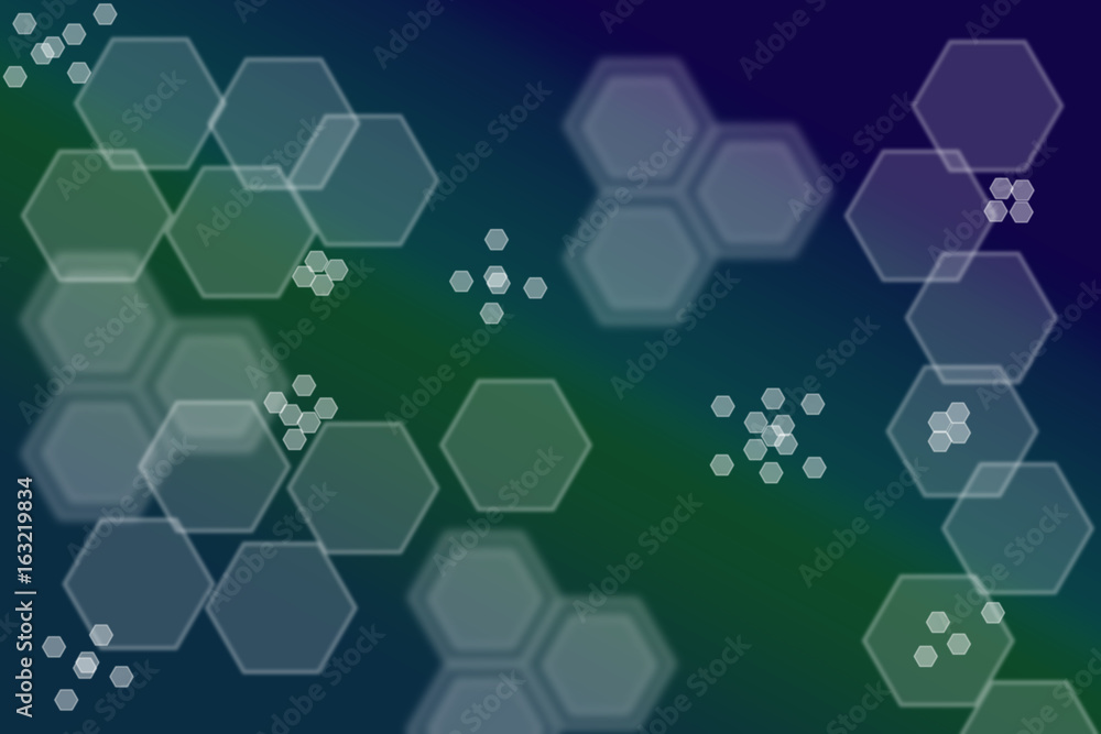 colorful hexagon bokeh background colorful hexagon bokeh background