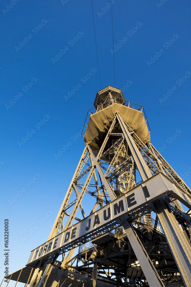 Sant Jaume tower in the port of the city