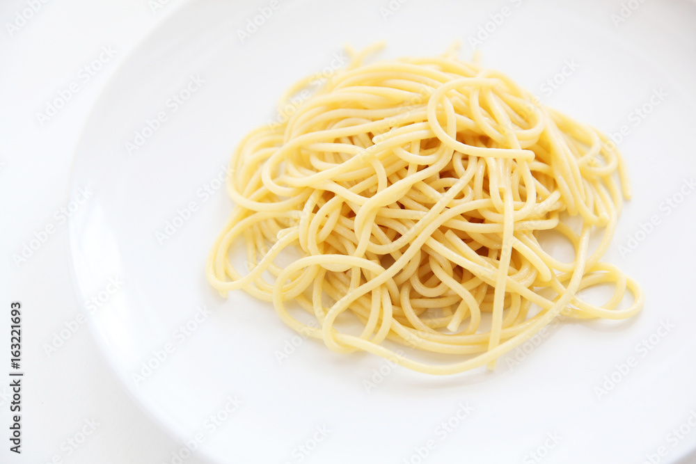 Spaghetti noodle isolated in white background Spaghetti noodle isolated in white background