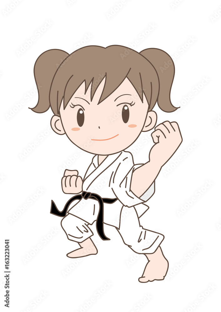 空手・女の子C 空手・女の子C