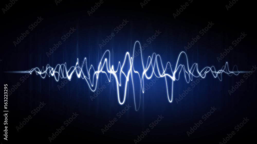 Abstract wave background with neon effects. Abstract wave background with neon effects.