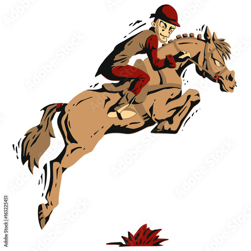 Horse riding jump