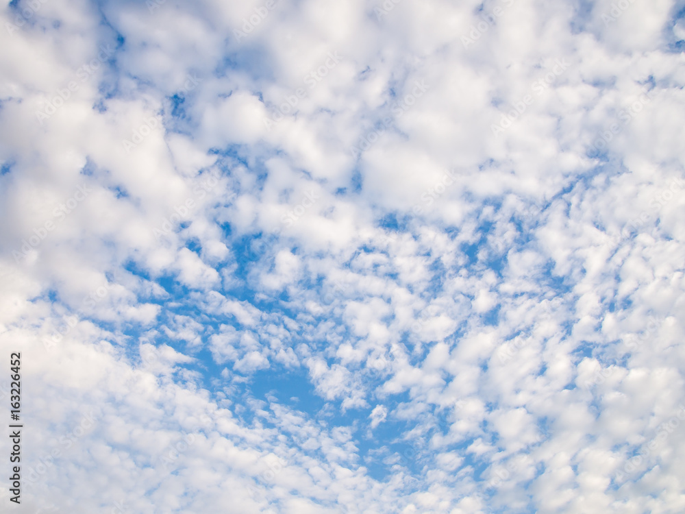 Obraz premium blue sky and cloud background