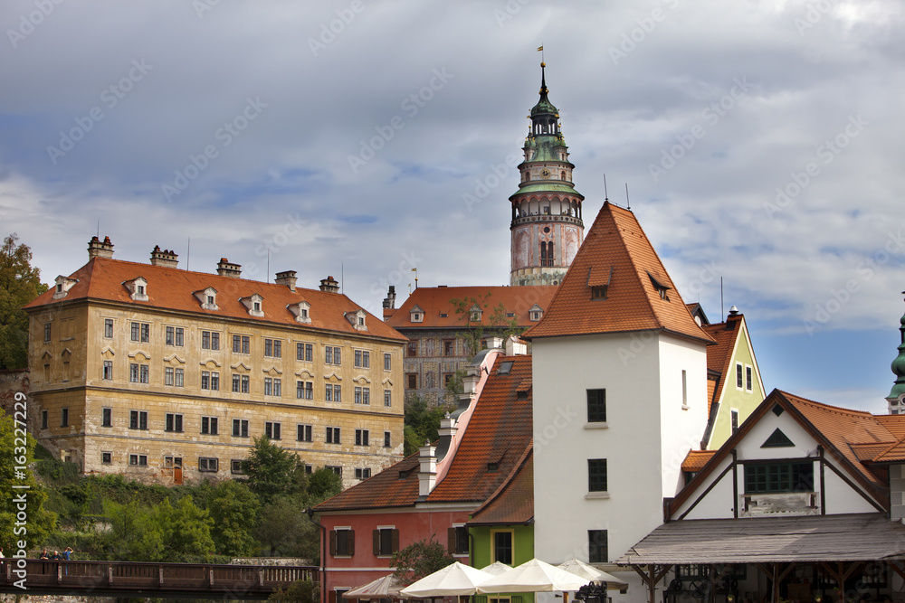 city and historic castle in Cesky Krumlov