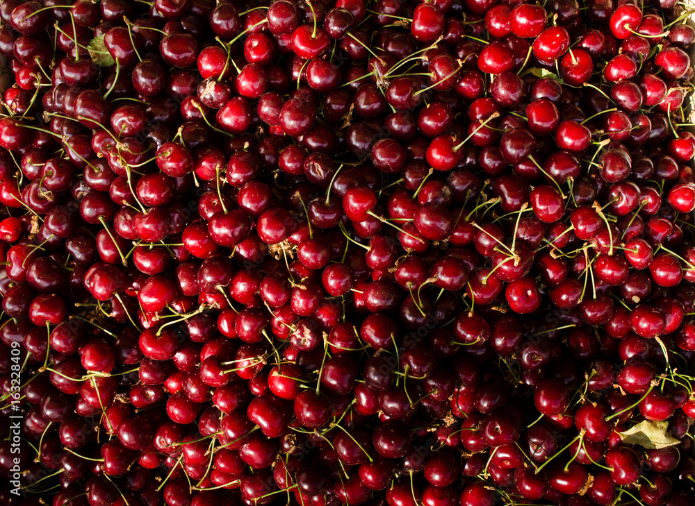 Background of cherries