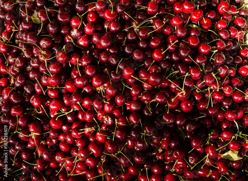 Obraz na płótnie Background of cherries w salonie