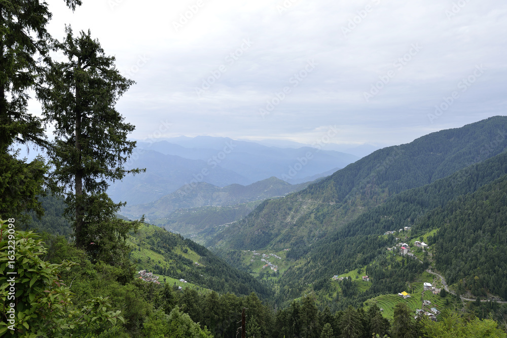 View of Himalayan Mountain Range