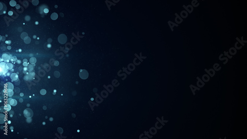 Blue circle blurred lights ...