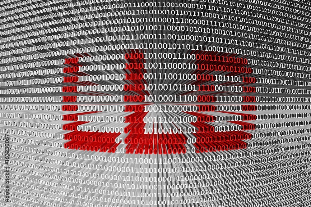 LLD in the form of binary code, 3D illustration LLD in the form of binary code, 3D illustration