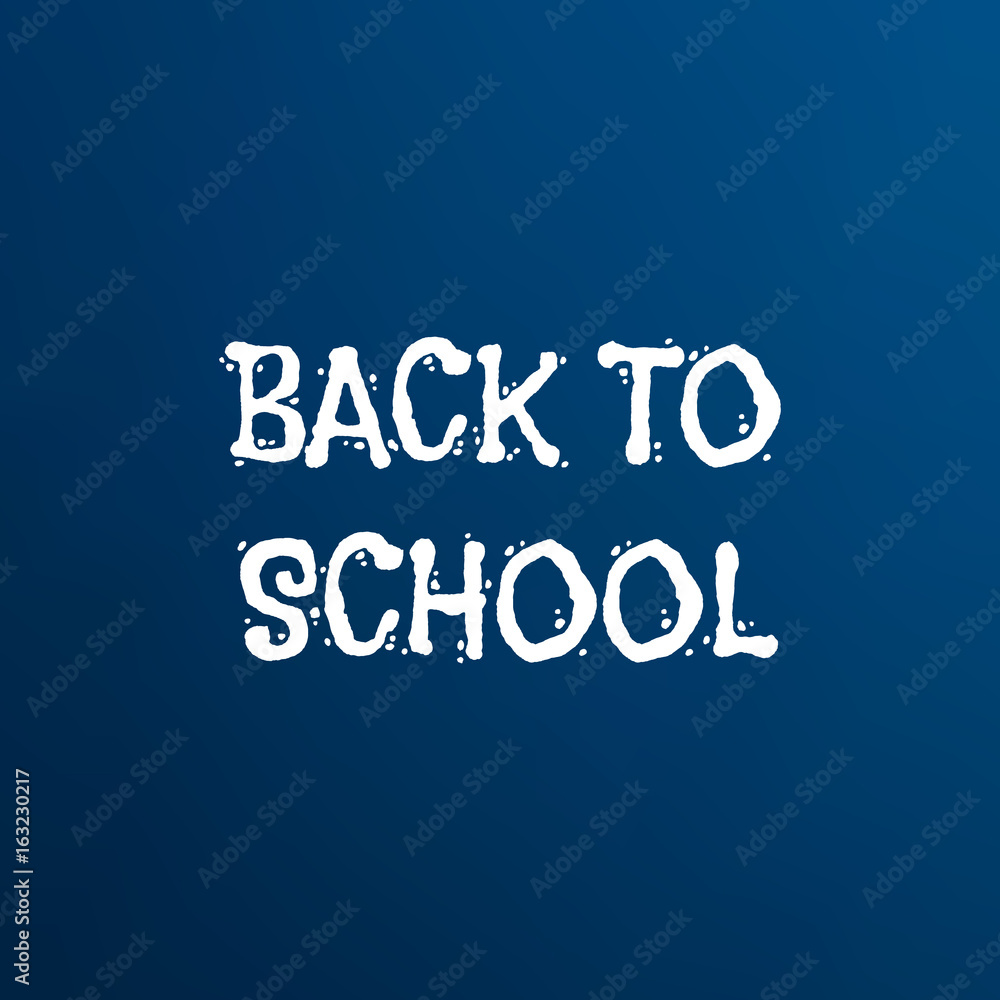 Back to school text on paper School board background Back to school text on paper School board background