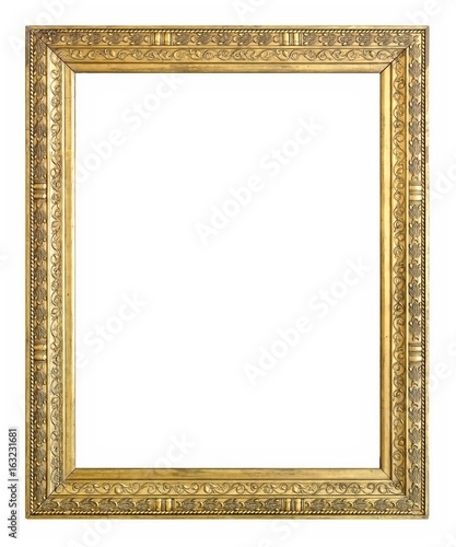 Gold frame for paintings, mirrors or photos