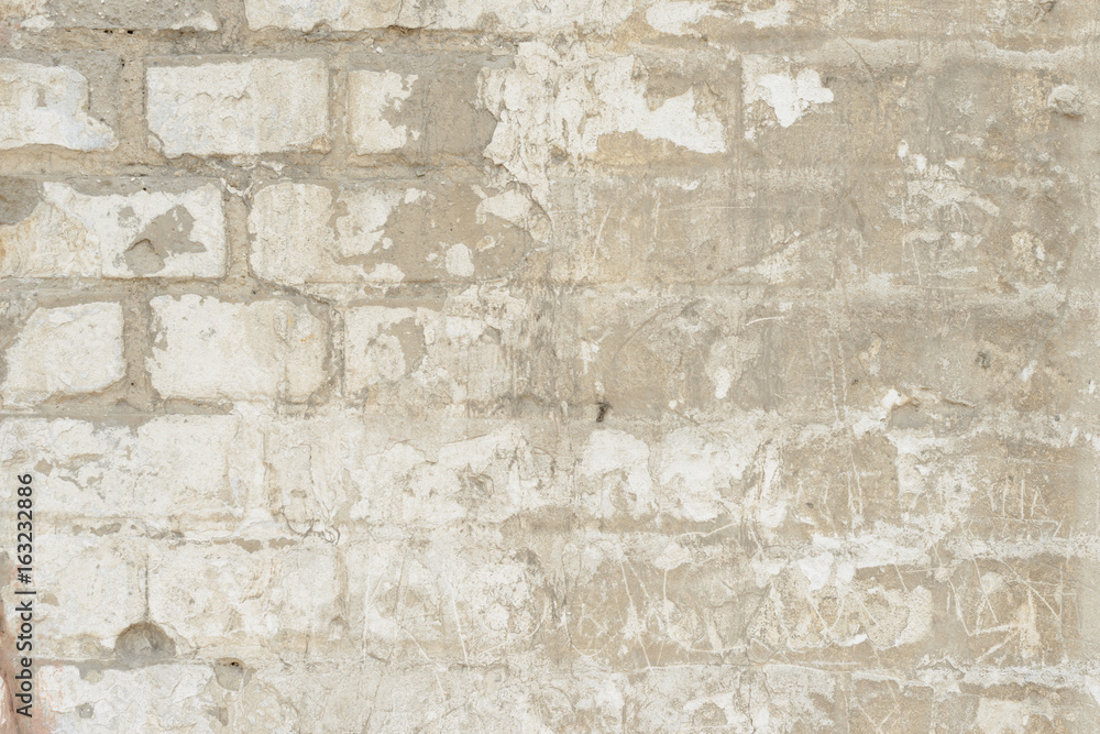 Obraz premium Brick texture with scratches and cracks