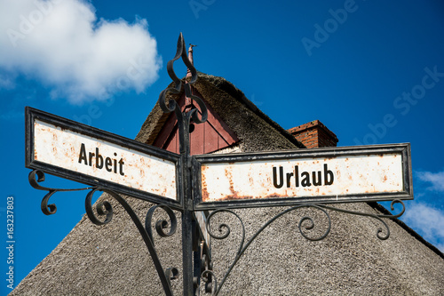 Schild 210 - Urlaub