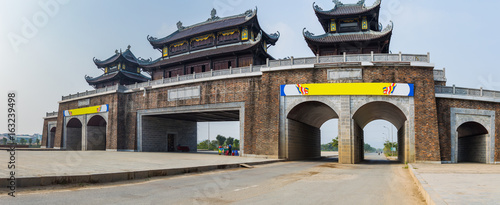 Welcome gate to Trang An Ecotourism Area