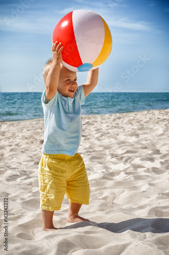 boy with a ball