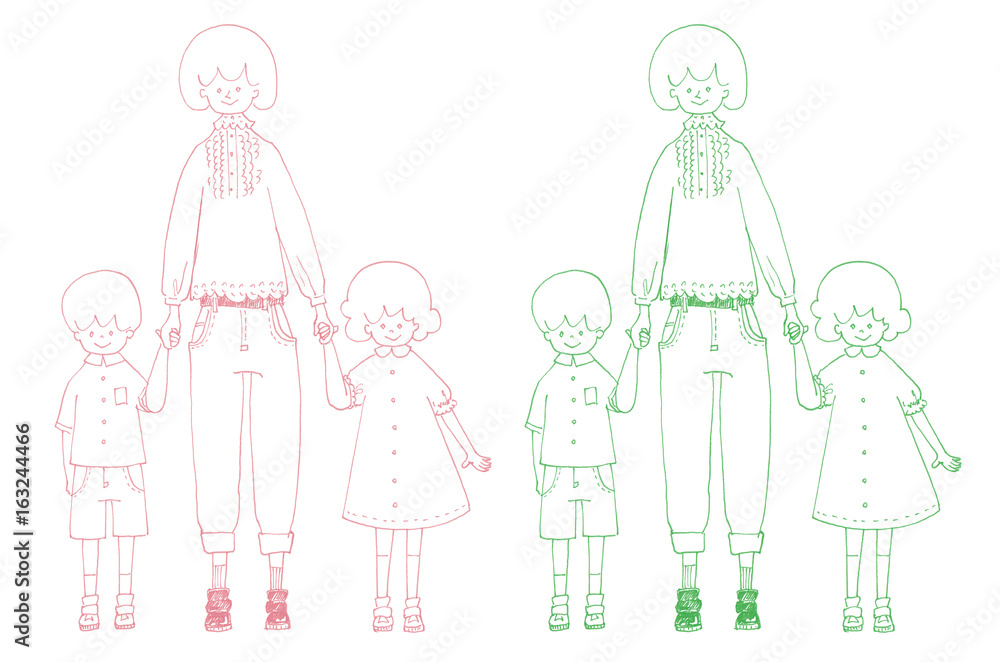 家族、ママ、男の子、女の子 Family, mommy, boy, girl 家族、ママ、男の子、女の子 Family, mommy, boy, girl