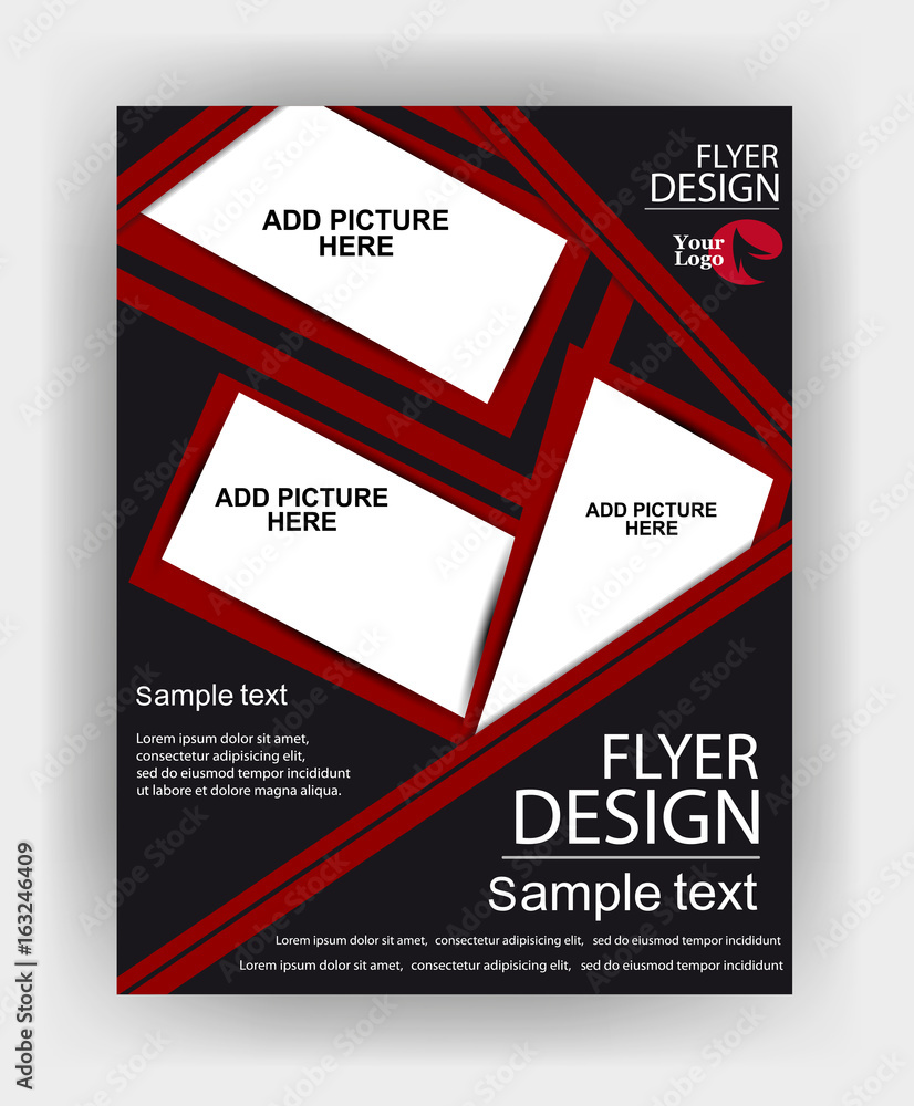 abstract Flyer or Cover Design - Business Vector