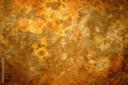 Old and grunge golden texture