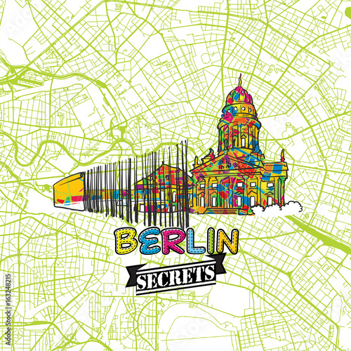 Berlin Travel Secrets Art Map