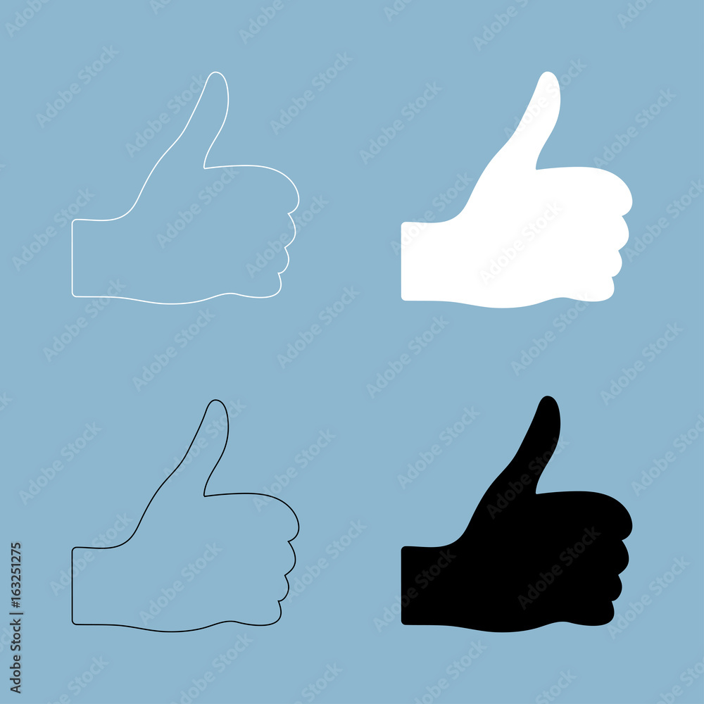 Symbol good the black and white color icon . Symbol good the black and white color icon .