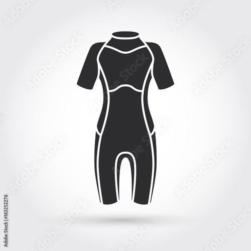 diving wetsuit icon