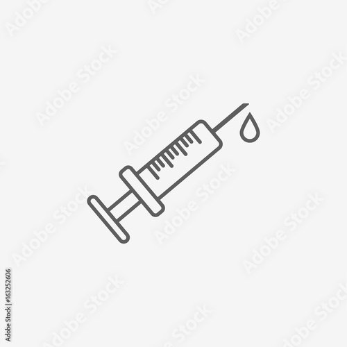 Syringe modern icon