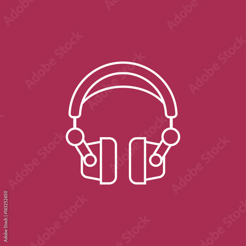 headphone modern icon
