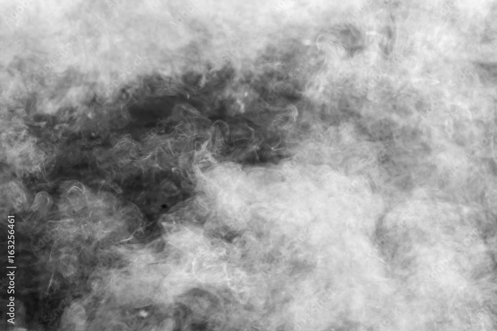 Fototapeta premium Smoke on black background