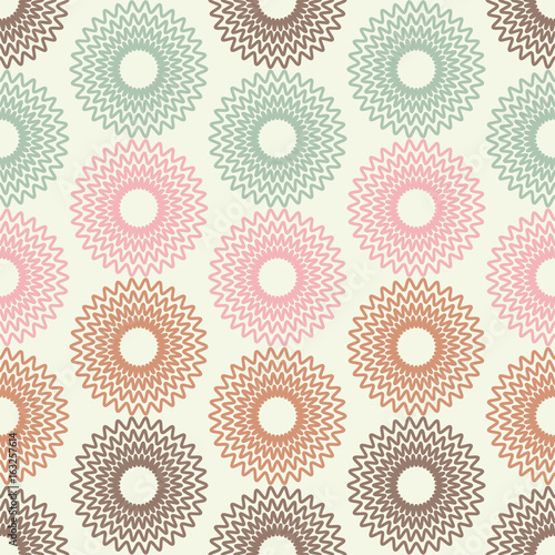 Seamless vector background with abstract geometric pattern. Textile rapport.