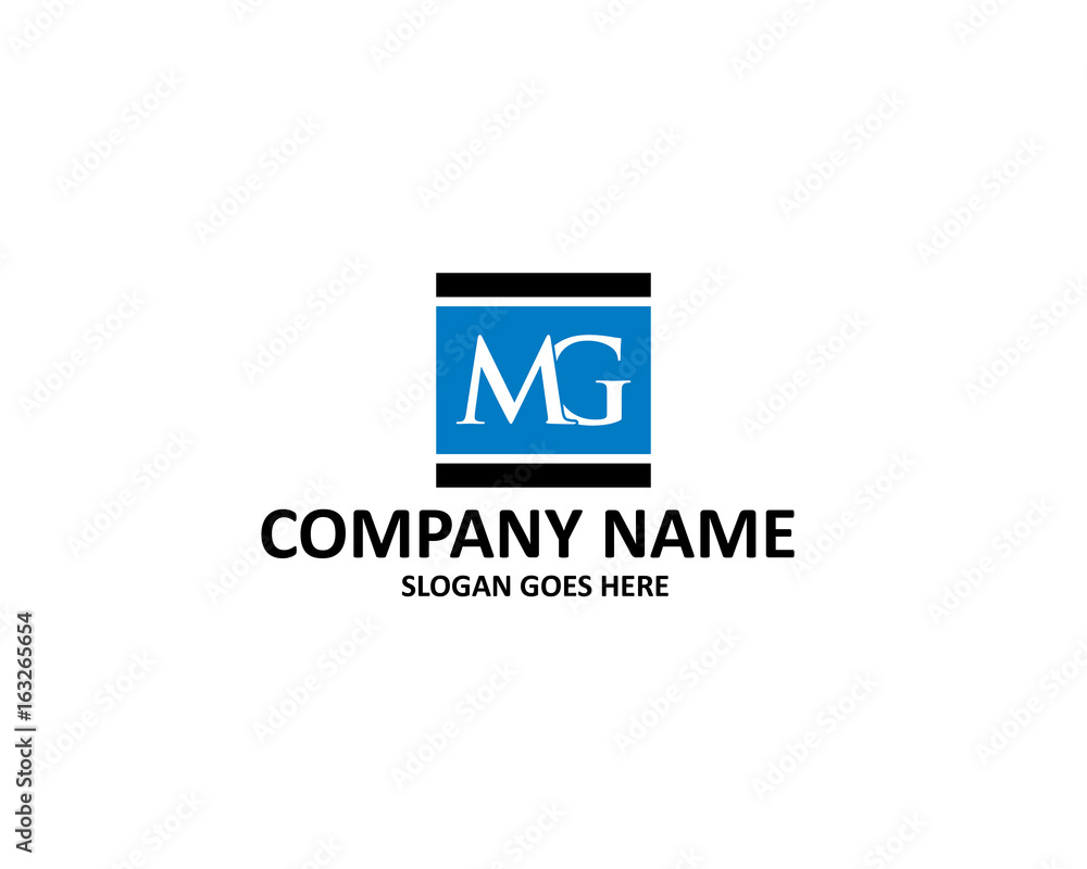 Fototapeta premium MG Letter Logo