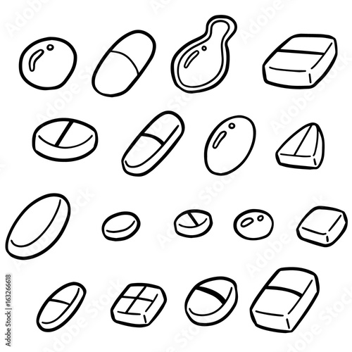 vector set of medicine