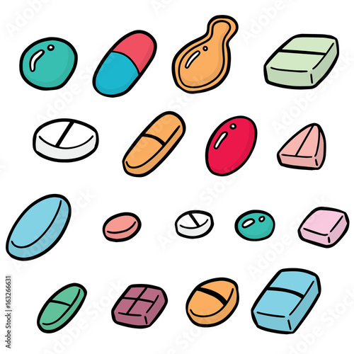 vector set of medicine