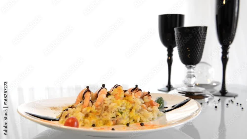Risotto con Gambas Risotto con Gambas